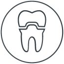 Icon style image for treatment: Crowns