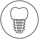 Icon style image for treatment: Dental Implants