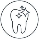 Icon style image for treatment: Teeth whitening